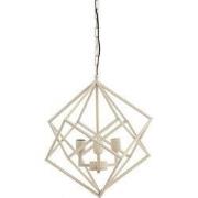 Light & Living - Hanglamp DRIZELLA - Ø46x56cm - Wit