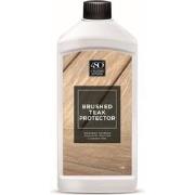 Brushed teak protector