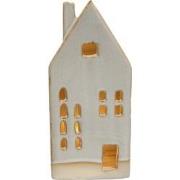 Clayre & Eef Decoratie Huis 18 cm Beige Porselein