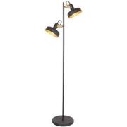 Mexlite - vloerlamp - Prato - zwart - metaal - E14 - 4121ZW