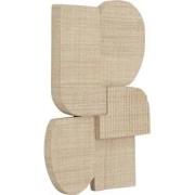 MUST Living Wall panel Tucker,90x60x8 cm, woven palm