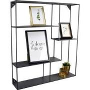 LOFT42 Wally Wandrek Rechthoek - Metaal - Mat Zwart - 80x70x15