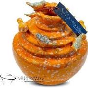 Villa Pottery  Oranje vogel vaas Grenada - D17xH17