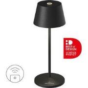 Sompex | Seoul Micro RC| Zwart| oplaadbare tafellamp |