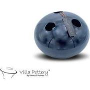 Villa Pottery  Blauw Zwarte vaas Marrakech - H16