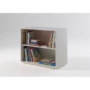 LUCEVI - Pino Boekenkast- Hout - Wit - 85.5x43.3 x71.8 cm