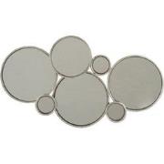 J-Line - Spiegel 6 Ronden Metaal Zilver - 57x5x32.5cm