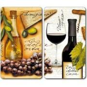 Set 2 stuks Afdekplaat Inductie Fornuis Italy 52x30 cm - Inductiebesch...