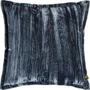 PTMD Senny Sierkussen - 60x3x60 cm - Fluweel - Blauw