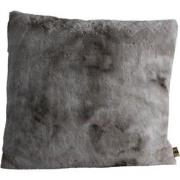 PTMD Linde Sierkussen - 60 x 10 x 60 cm - Fluweel - Grijs
