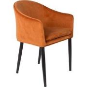 Housecraft Living Catelyn Eetkamerstoel met armleuning Oranje