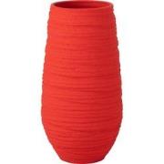 J-Line - Vaas Fiesta Keramiek Rood X-large - 28x25x55cm
