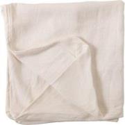 J-Line - Hoes Voor Poef Monaco Linnen Marshmallow Wit - 105x104x49cm