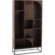 J-Line - Rek Mode Mango Hout/mdf Bruin - 90x33x168cm