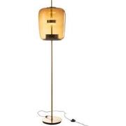 J-Line - Staanlamp Led Glas Bruin - 35x35x168cm