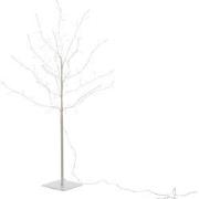 J-Line - Boom Kaal+led Metaal Wit Medium - 85x85x100cm