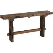 J-Line - Console Brut Gerecycleerd Hout Bruin - 150x35x75cm