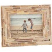 J-Line - Fotokader Nuye Schelpen/mdf Beige 10x15cm - 22.5x17.5x2.5cm