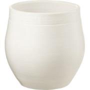 J-Line - Bloempot Gio Keramiek Wit Large - 29x29x29cm