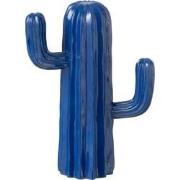 J-Line - Cactus Polyresine Blauw Small - 20.5x9.5x28cm