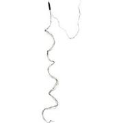 J-Line - Kerstverlichting Slinger 2m Zilver 200led Warm Wit - 12x12x5c...