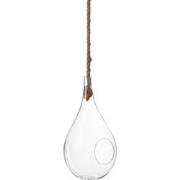 J-Line - Terrarium Traan Glas/koord Transparant - 20x20x40cm