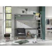 LUCEVI - Pino Mezzanine bed + Ladder + Slaapfauteuil - Grijs - 90x200 ...