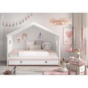 LUCEVI - Amori Rolbed/Opberglade - voor Huisbed 190x90cm - Wit