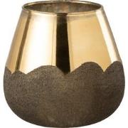 J-Line - Windlicht Nevada Glas Goud Large - 18x18x19cm