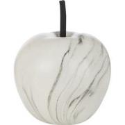 J-Line - Appel Marmer Poly Wit Medium - 19.5x19.5x25cm