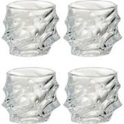 J-Line - Giftbox 4 Glazen Whisky Michigan Glas Transparant - 9x11x9.5c...