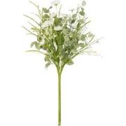 J-Line - Boeket Mix Bloemen Kunststof Wit - 30x30x85cm