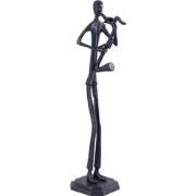 PTMD Deco Object Kali - 16x16x70 cm - Aluminium - Zwart