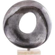 PTMD Deco Object Daweson - 38x10x41 cm - Aluminium - Zilver