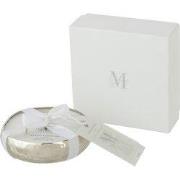 J-Line - Geurkaars M-chic Metaal Zilver Small-18u - 12x12x3.5cm