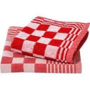 Ten Cate Keukenset - 1x Keukendoek & 1x Theedoek - Chess Rood