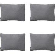 Madison -  Sierkussen Panama grey - Ca. 40x60 cm - Set van 4