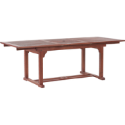 Beliani TOSCANA - Tuintafel-Donkere houtkleur-Acaciahout