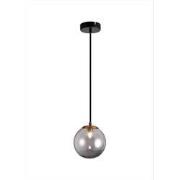 TSURU pendel 1x G9 LED incl. mat zwart/brons