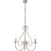 MARQUIS luster 3x E14 antiek wit