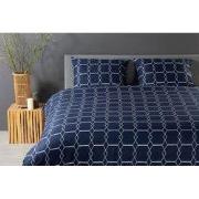 Ten Cate Katoenen Dekbedovertrek - 240x200/220 cm - Graphic Navy - Mar...