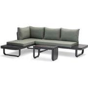 Sens-Line - Palmos Loungeset - Multifunctioneel - Aluminium - Groen