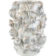 PTMD Bloempot Prince - 20x20x28 cm - Keramiek - Creme
