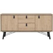 Dressoir met 2 deuren en 2 lades en metalen onderstel B150,3 cm  JOYCE