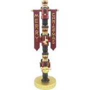 Clayre & Eef Beeld Notenkraker 30 cm Rood Goudkleurig Polyresin Merry ...