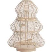 Light & Living - Theelicht CHRISTMAS TREE - Ø38x50cm - Bruin