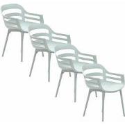 Garden Impressions Sunny tuinstoel olijf - 4 stuks