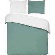 DoubleDry Dekbedovertrek 100% Percal Katoen - Tweepersoons 200x200/220...