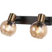 OSIRA Wand licht 2x E14 amber glas
