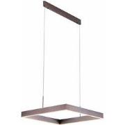 PURE LED pendel vierkant 31W brons